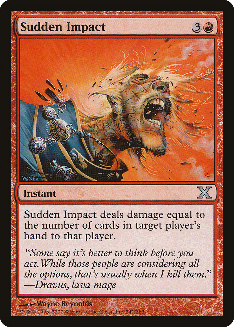 Sudden Impact [Tenth Edition] Foil