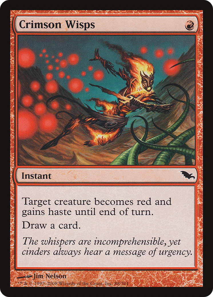 Crimson Wisps [Shadowmoor] Foil