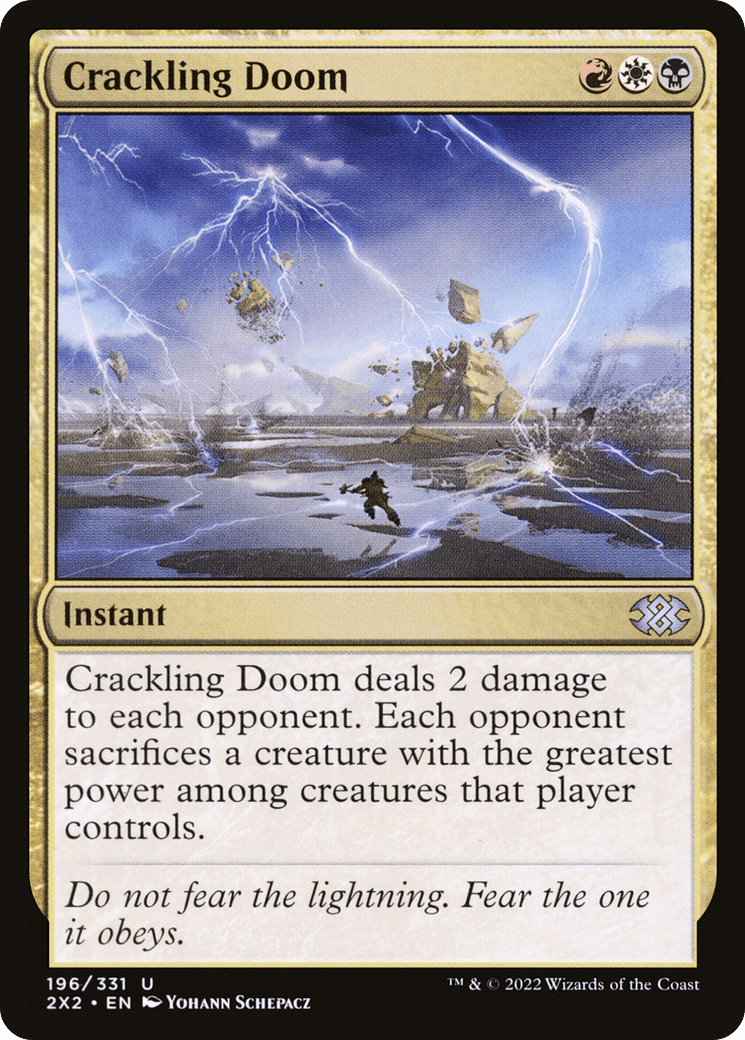 Crackling Doom [Double Masters 2022] Foil