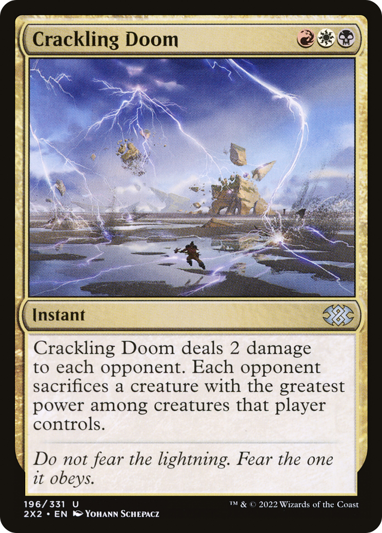Crackling Doom [Double Masters 2022] Foil