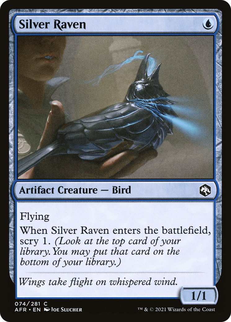 Silver Raven [Dungeons & Dragons: Adventures in the Forgotten Realms] Foil