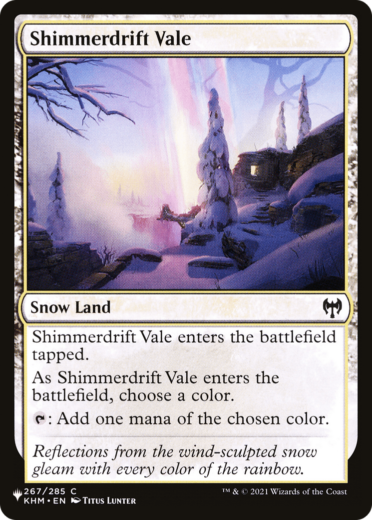 Shimmerdrift Vale |  (KHM-267) [The List]