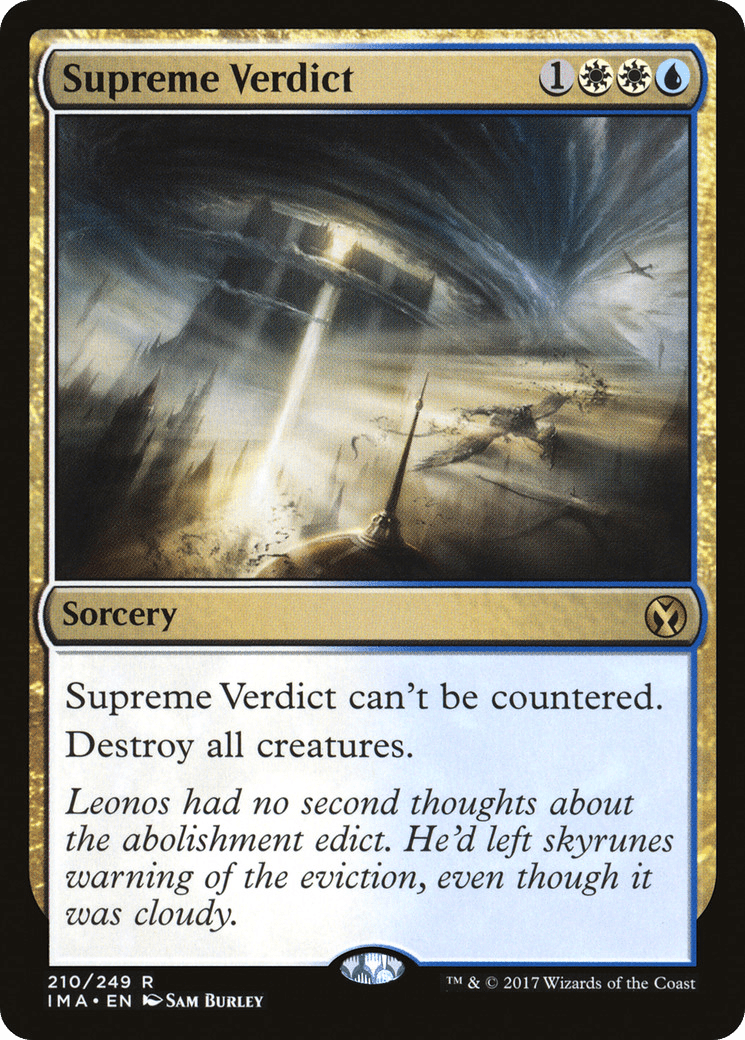 Supreme Verdict [Iconic Masters] Foil