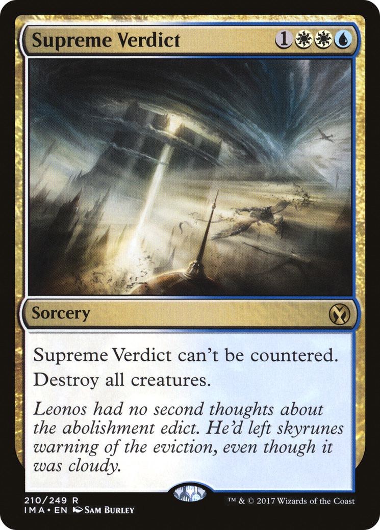 Supreme Verdict [Iconic Masters] Foil