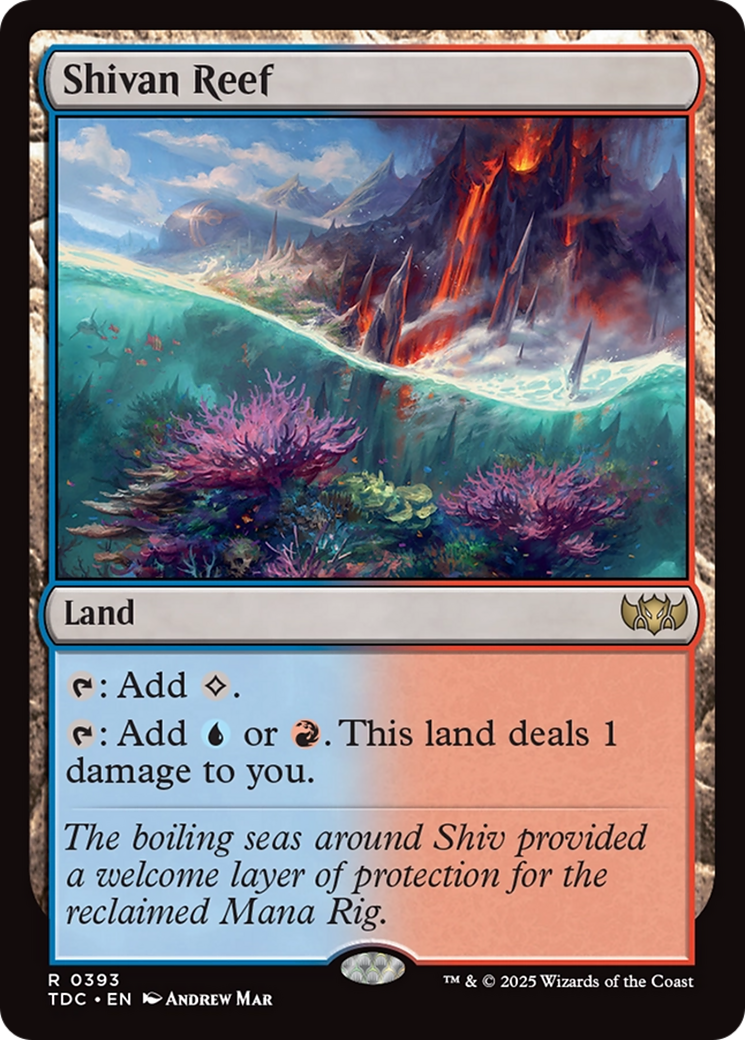 Shivan Reef (393) [Commander: Tarkir: Dragonstorm]