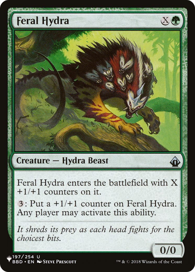 Feral Hydra |  (BBD-197) [The List]