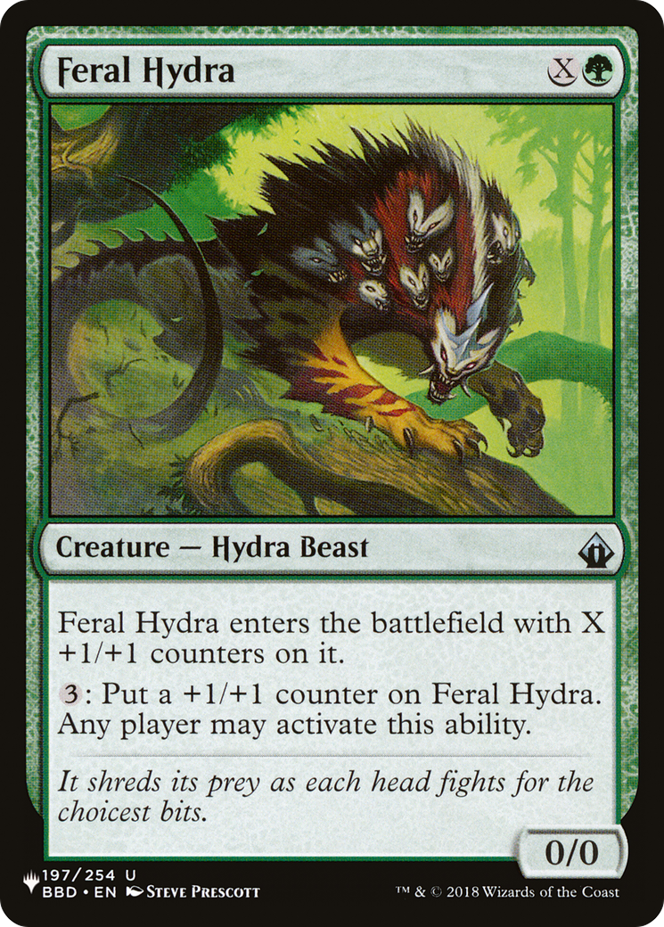 Feral Hydra |  (BBD-197) [The List]