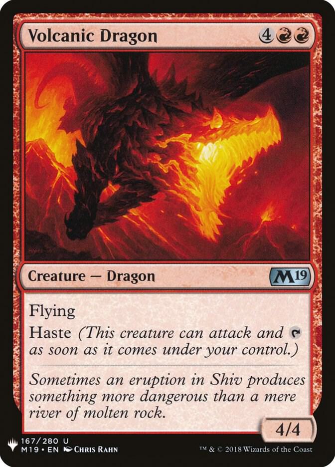 Volcanic Dragon 167 (The List Reprints) 