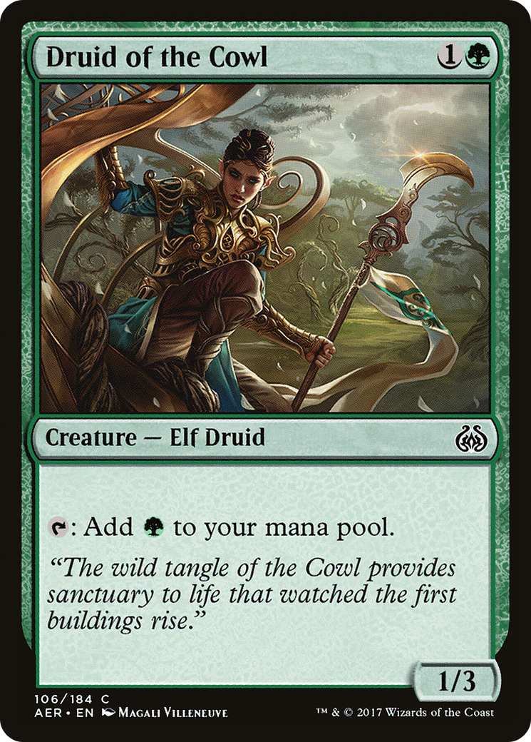 Druid of the Cowl [Aether Revolt] Foil