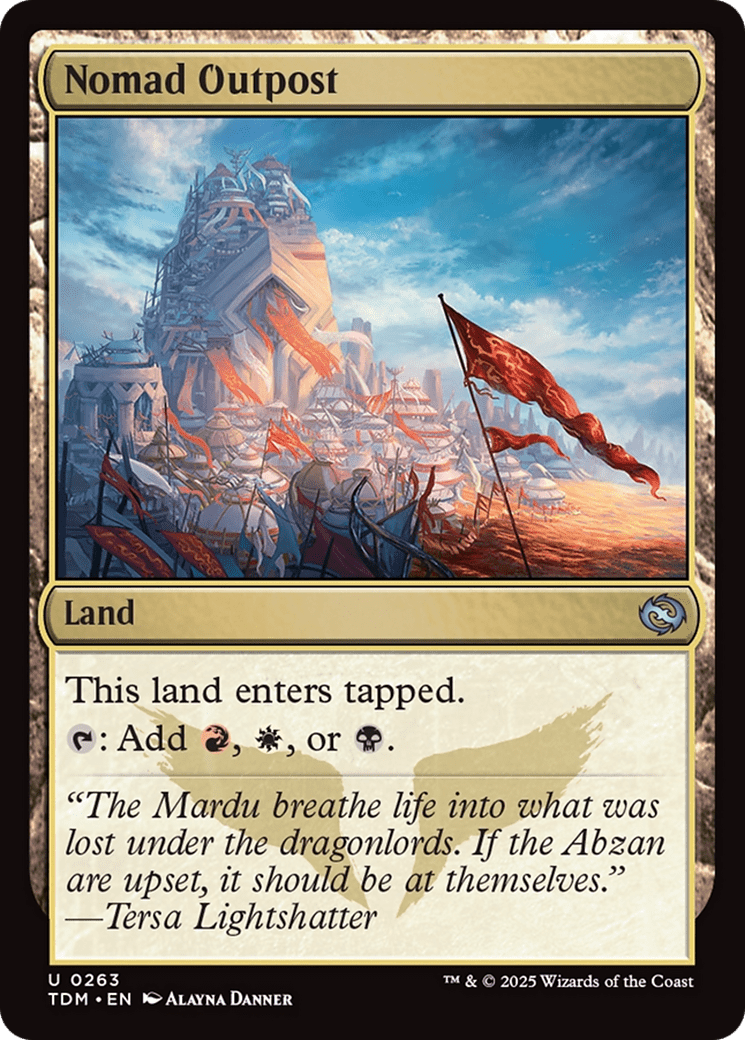 Nomad Outpost (263) [Tarkir: Dragonstorm]
