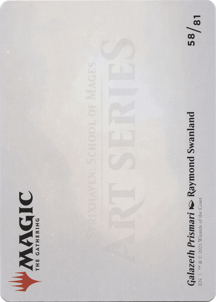 Galazeth Prismari // Galazeth Prismari (ASTX-058) - Strixhaven Art Series (Borderless)