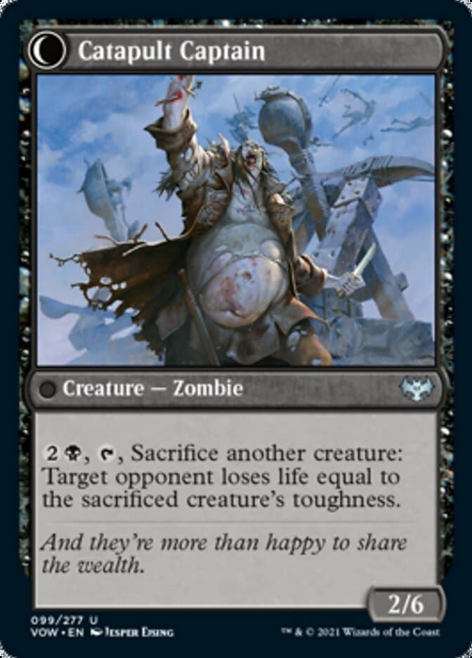 Catapult Fodder // Catapult Captain [Innistrad: Crimson Vow] Foil