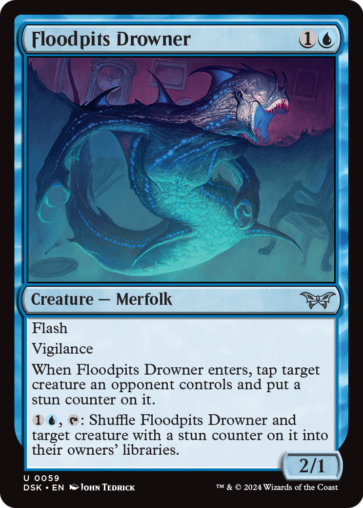 Floodpits Drowner [Duskmourn: House of Horror] Foil
