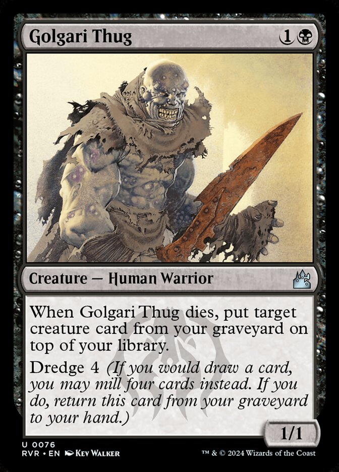 Golgari Thug 76/291 (Ravnica Remastered) 