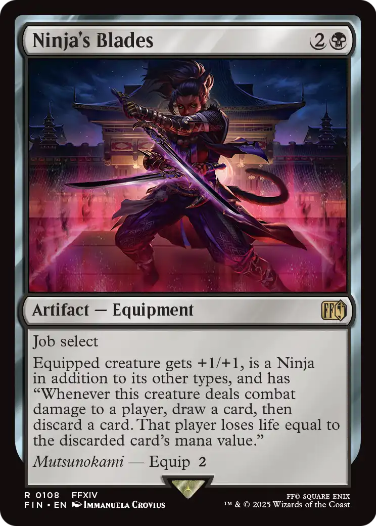 Ninja's Blades (108) [FINAL FANTASY]  Foil