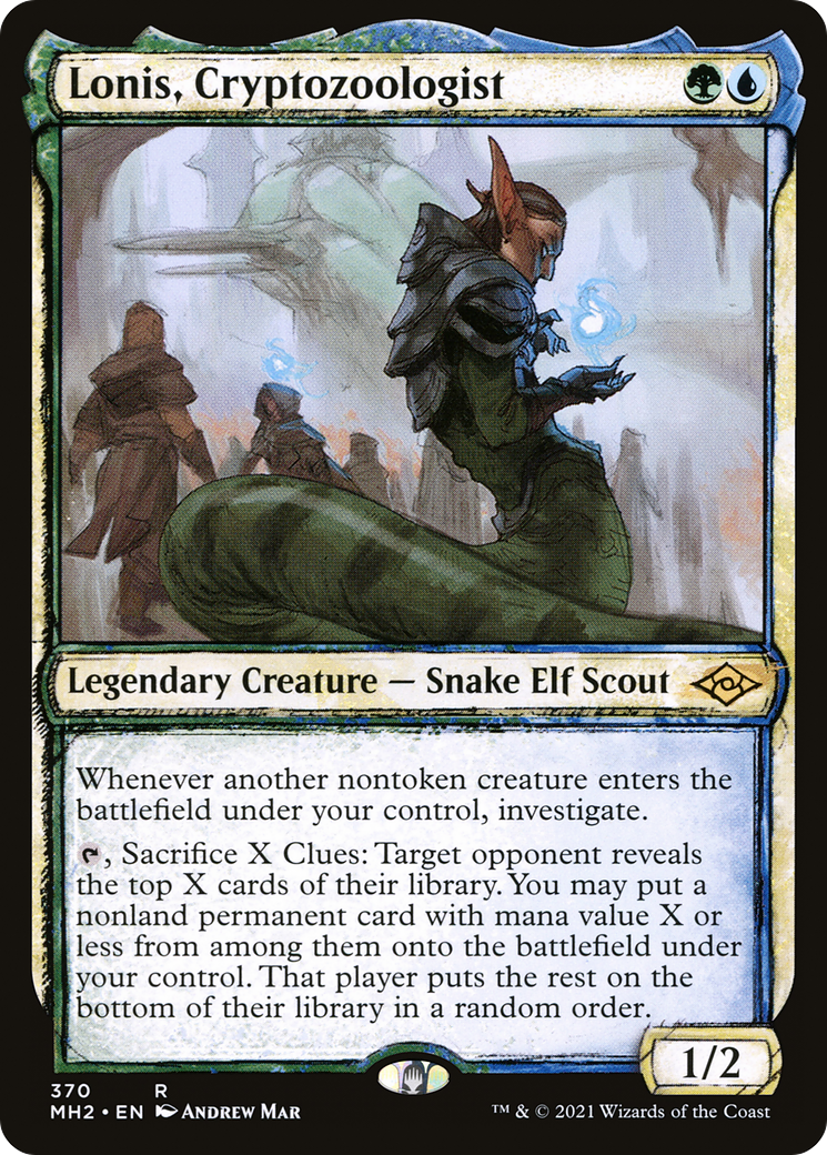Lonis, Cryptozoologist (Sketch) [Modern Horizons 2] Foil