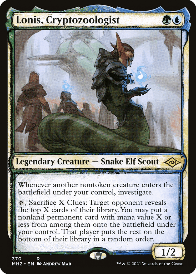 Lonis, Cryptozoologist (Sketch) [Modern Horizons 2] Foil