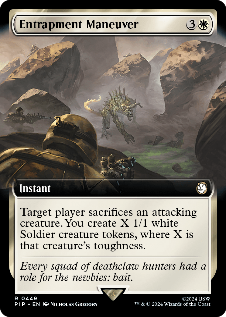 Entrapment Maneuver (Extended Art) [Fallout] Foil