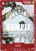 Jinbe (PCC Film RED) OP01-014 (One Piece Promotion Cards)  - Alternate Art Foil
