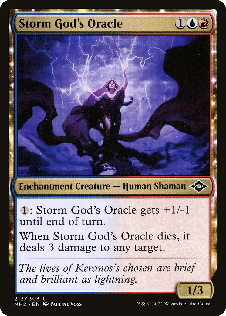 Storm God's Oracle [Modern Horizons 2] Foil