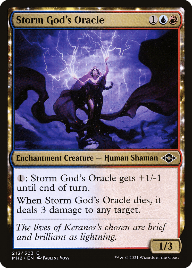 Storm God's Oracle [Modern Horizons 2] Foil