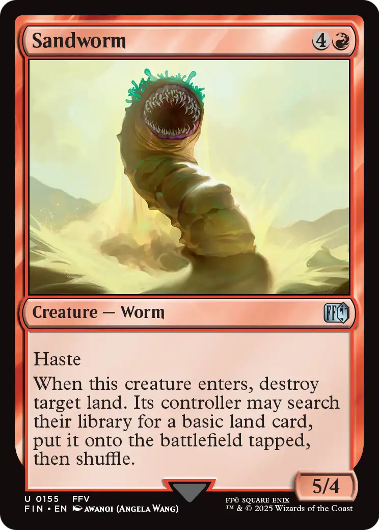 Sandworm (155) [FINAL FANTASY]  Foil