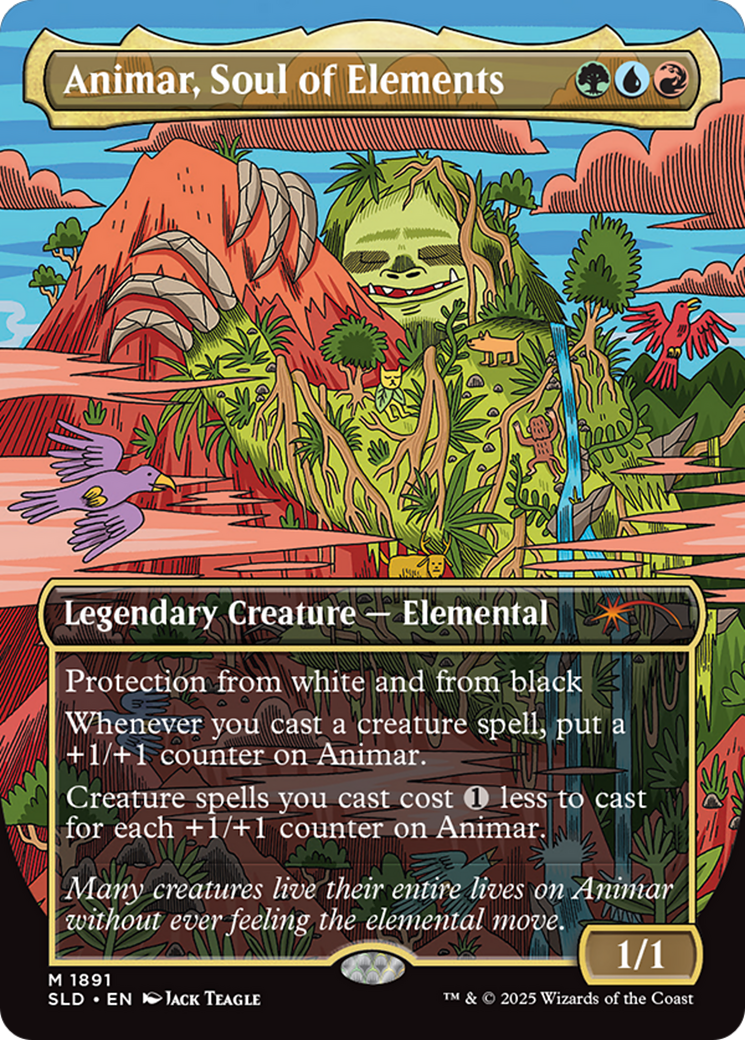 Animar, Soul of Elements (Rainbow Foil) (-1891) [Secret Lair Drop Series]