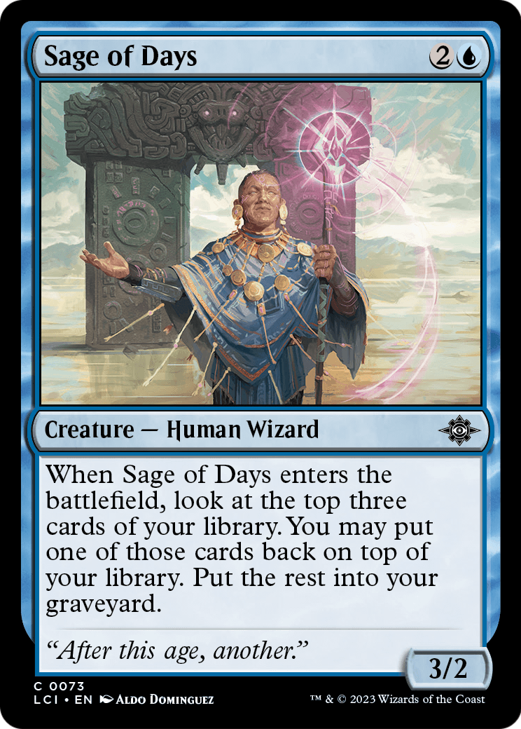 Sage of Days [The Lost Caverns of Ixalan] Foil