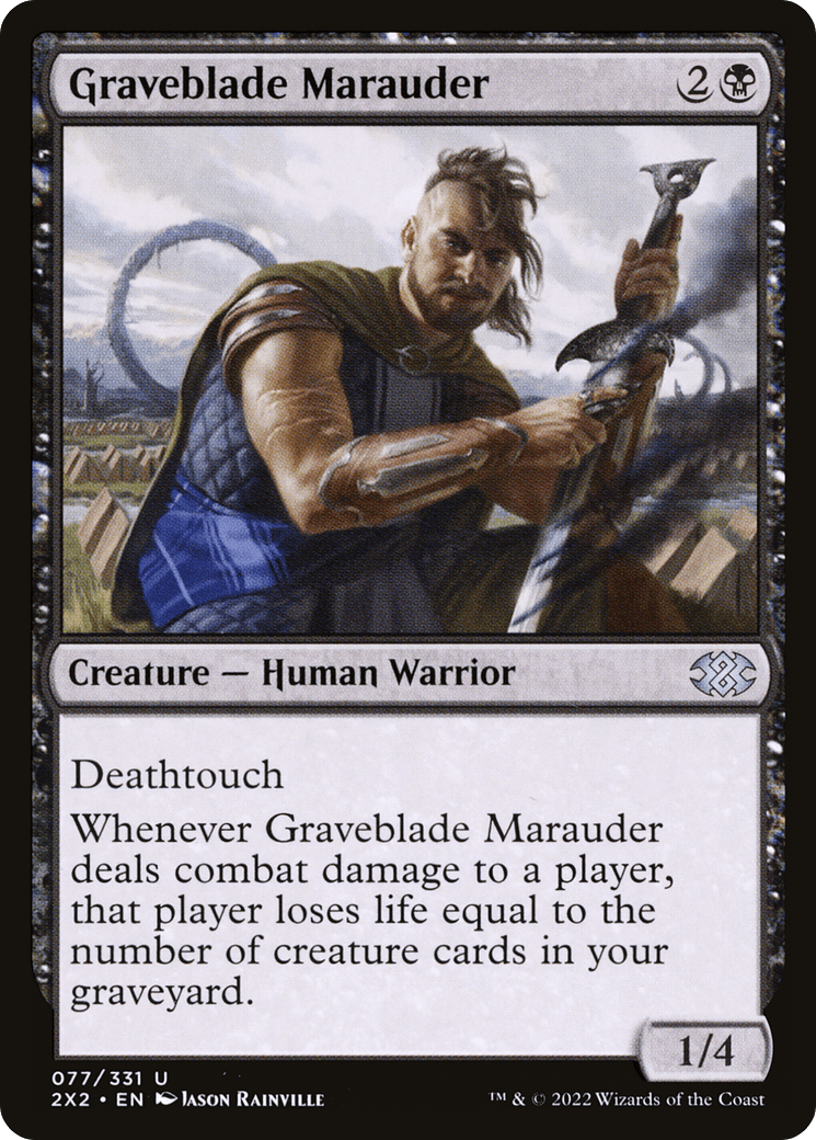 Graveblade Marauder [Double Masters 2022] Foil