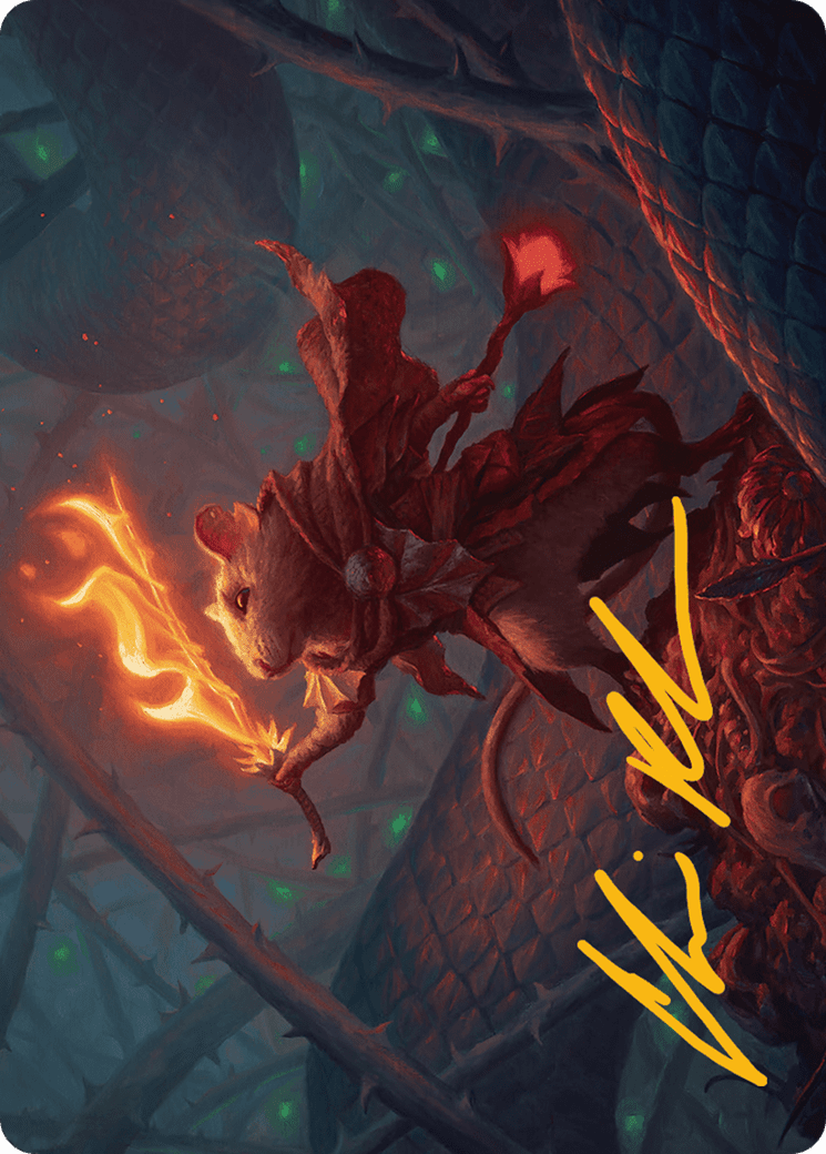 Emberheart Challenger // Emberheart Challenger (ABLB-019) - Bloomburrow Art Series (Borderless)