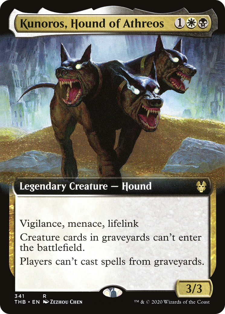 Kunoros, Hound of Athreos (Extended Art) [Theros Beyond Death] Foil