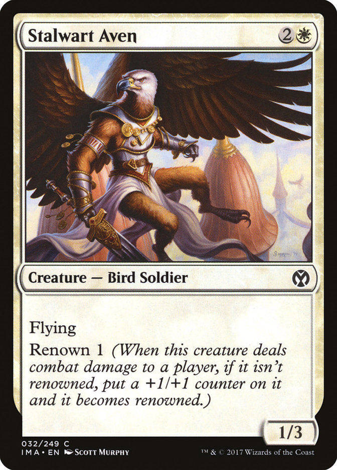 Stalwart Aven 32/249 (Iconic Masters)  - Foil