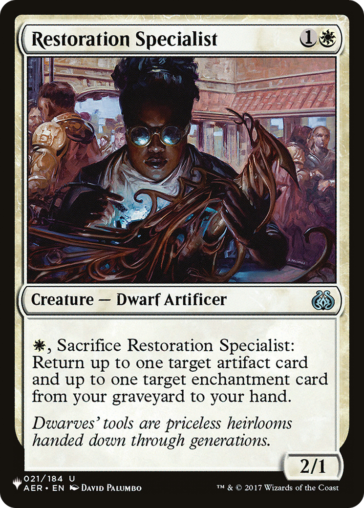 Restoration Specialist |  (AER-21) [The List]