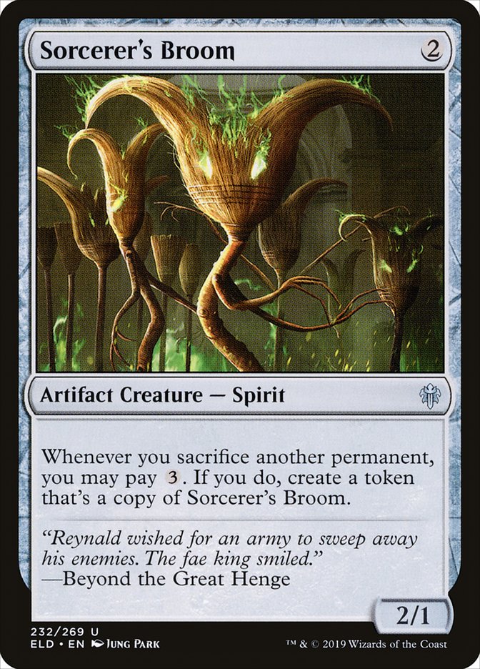 Sorcerer's Broom 232/269 (Throne of Eldraine) 