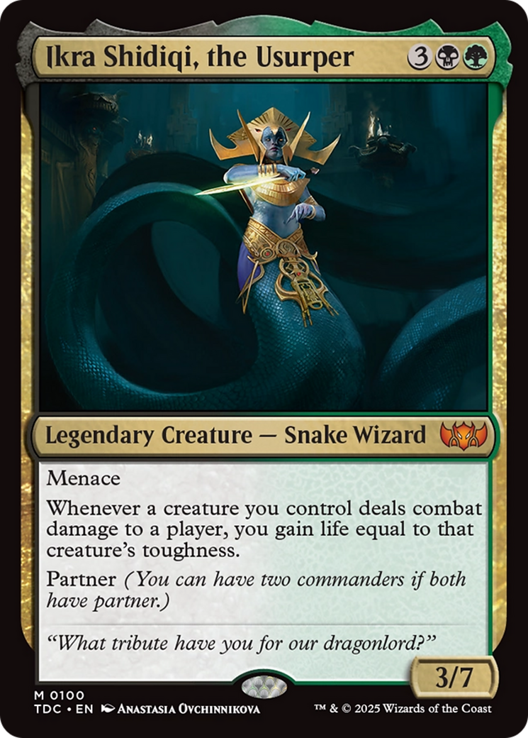 Ikra Shidiqi, the Usurper (100) [Commander: Tarkir: Dragonstorm]