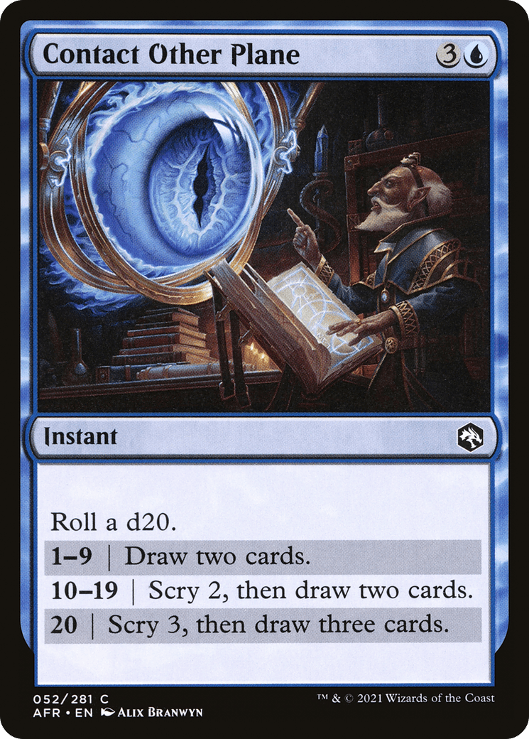 Contact Other Plane [Dungeons & Dragons: Adventures in the Forgotten Realms] Foil