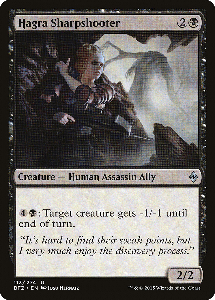 Hagra Sharpshooter [Battle for Zendikar] Foil