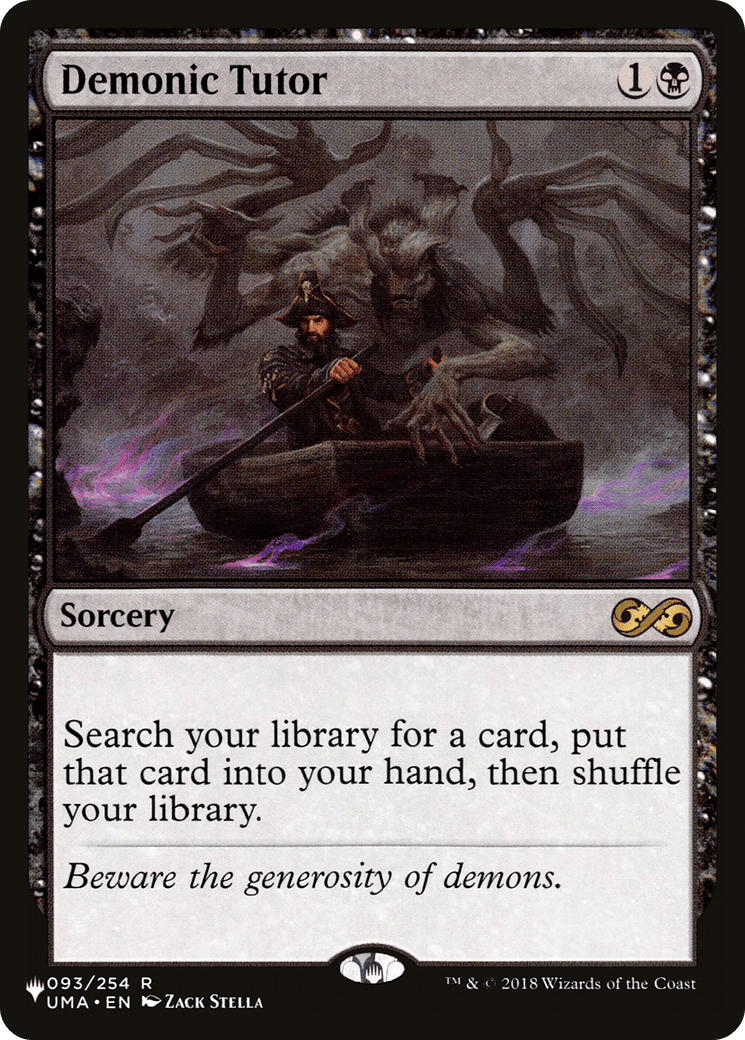 Demonic Tutor |  (UMA-93) [The List]