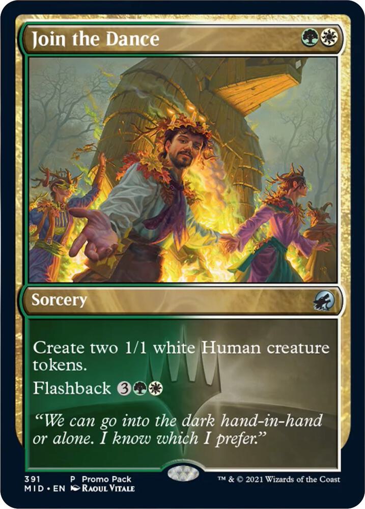 Join the Dance 391 (Promo Pack: Innistrad: Midnight Hunt)  - Foil