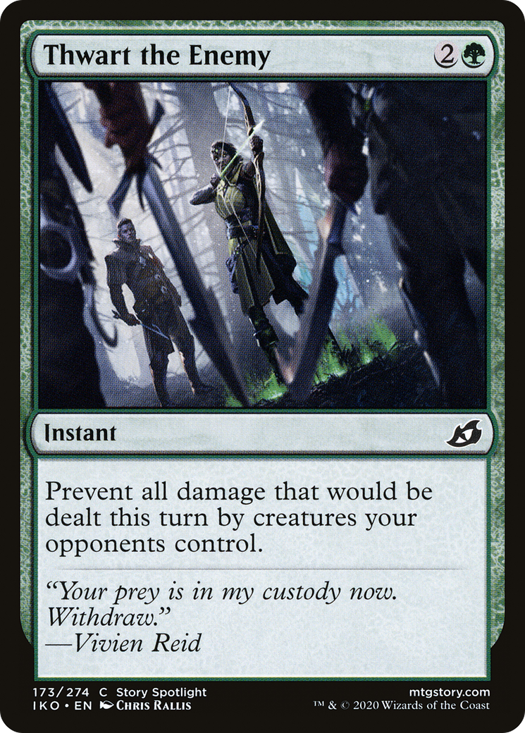 Thwart the Enemy [Ikoria: Lair of Behemoths] Foil