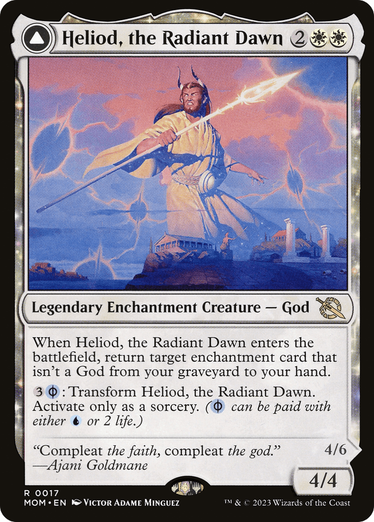 Heliod, the Radiant Dawn // Heliod, the Warped Eclipse [March of the Machine] Foil