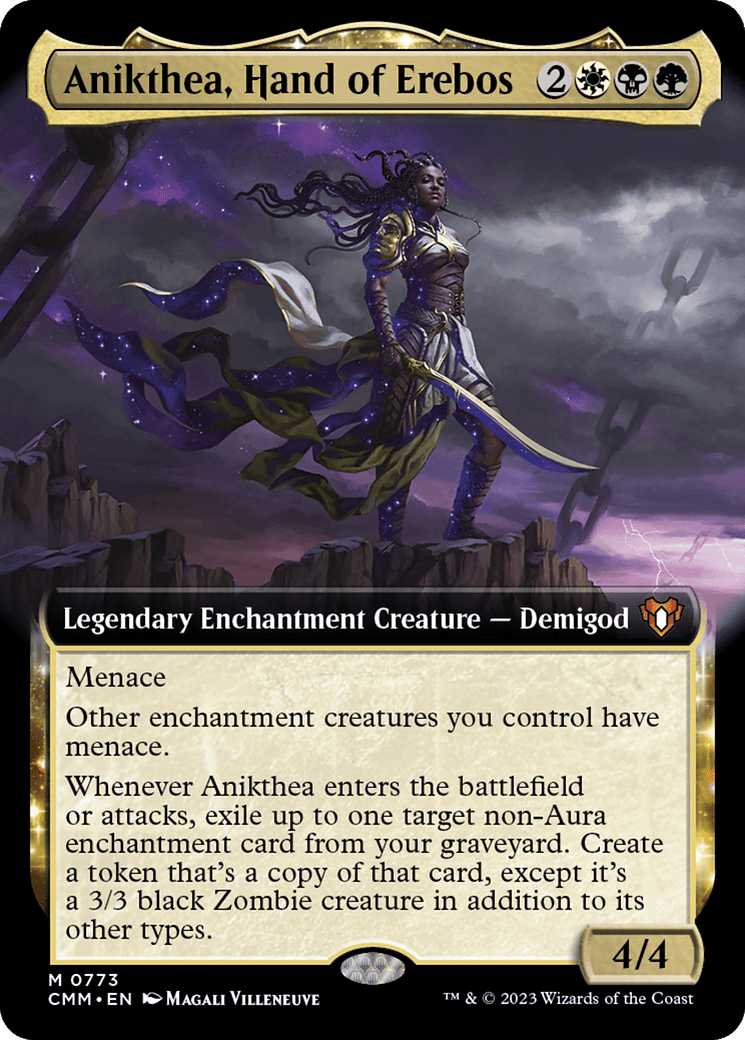 Anikthea, Hand of Erebos (Extended Art) [Commander Masters] Foil