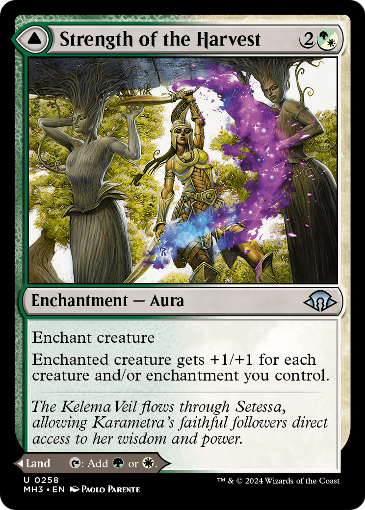 Strength of the Harvest // Haven of the Harvest [Modern Horizons 3] Foil