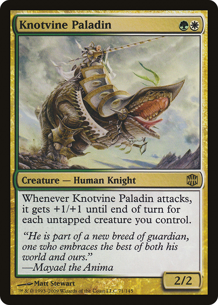 Knotvine Paladin [Alara Reborn] Foil