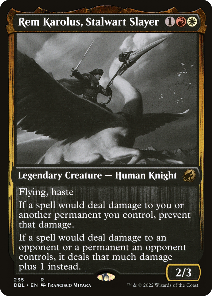 Rem Karolus, Stalwart Slayer [Innistrad: Double Feature] Foil