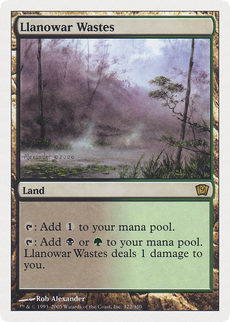 Llanowar Wastes [Ninth Edition] Foil