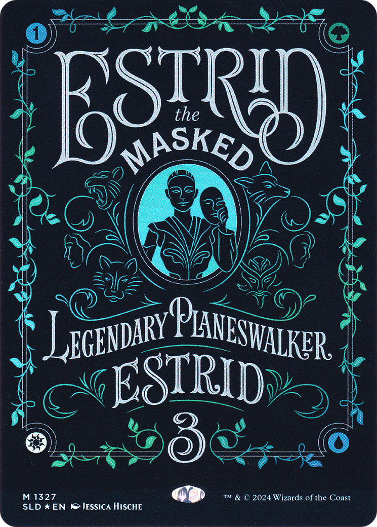 Estrid, the Masked (1327) [Secret Lair Drop Series]  Foil