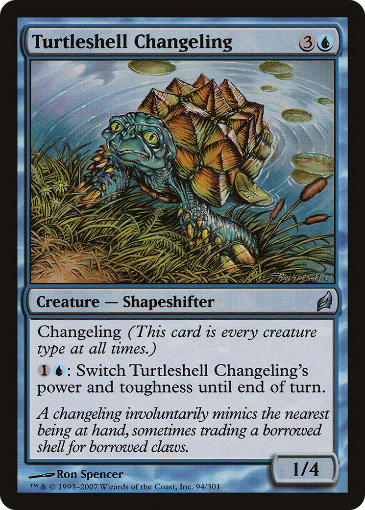 Turtleshell Changeling [Lorwyn] Foil