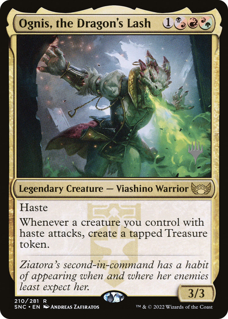 Ognis, the Dragon's Lash (Promo Pack) [Streets of New Capenna Promos] Foil