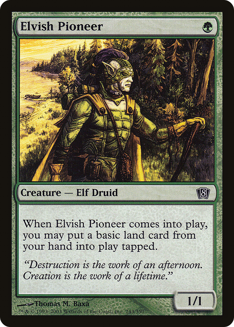 Elvish Pioneer [Eighth Edition] Foil